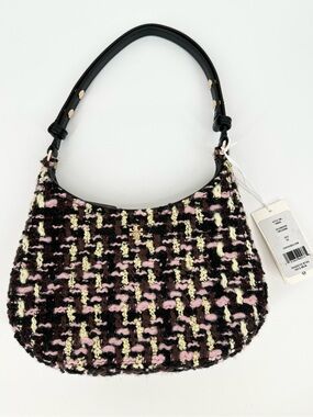 Tory Burch Emerson Tweed Shoulder Bag Small